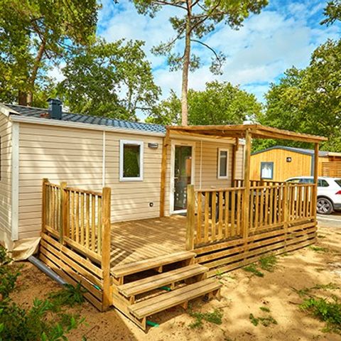 MOBILHOME 4 personnes - Comfort XL | 2 Ch. | 4 Pers. | Terrasse surélevée | Clim. | TV