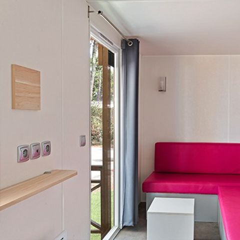 MOBILHOME 6 personnes - Comfort XL | 2 Ch. | 4/6 Pers. | Terrasse surélevée | Clim.