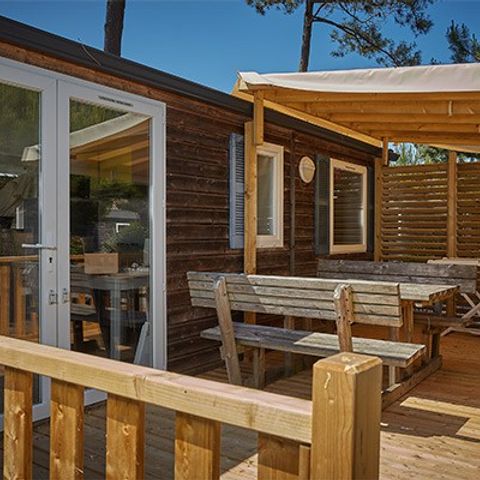 MOBILHOME 6 personnes - Comfort XL | 3 Ch. | 6 Pers. | Terrasse surélevée