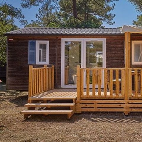 MOBILHOME 6 personnes - Comfort XL | 3 Ch. | 6 Pers. | Terrasse surélevée | Clim.