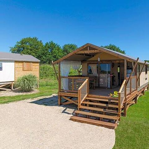LODGE 5 personnes - Tente Lodge | 2 Chambres | Capacité 4/5 personnes | Sans Salle de Bain