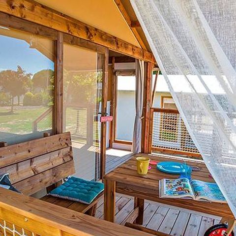 LODGE 5 personnes - Tente Lodge | 2 Chambres | Capacité 4/5 personnes | Sans Salle de Bain