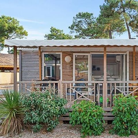 MOBILHOME 6 personnes - Comfort | 2 Ch. | 4/6 Pers. | *Terrasse surélevée *| 1 SDB | Clim.