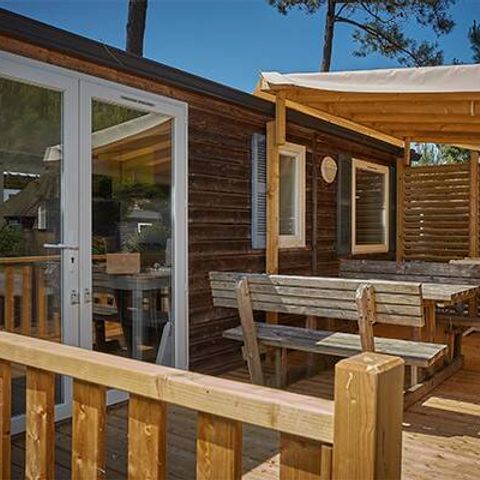 MOBILHOME 6 personnes - Mobil-home | Comfort | 3 Ch. | 6 Pers. | Terrasse surélevée | 1 SDB