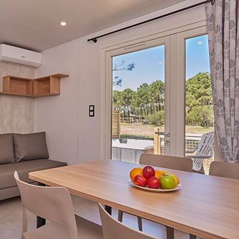MOBILHOME 6 personnes - Exclusivité Premium | 3 Ch. | 6 Pers. | Terrasse surélevée | Jacuzzi