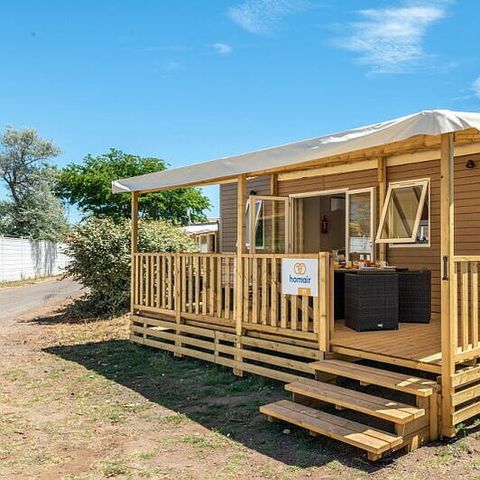 MOBILHOME 6 personnes - Premium | 3 Ch. | 6 Pers. | Terrasse Lounge | 1 SDB | Clim. | TV