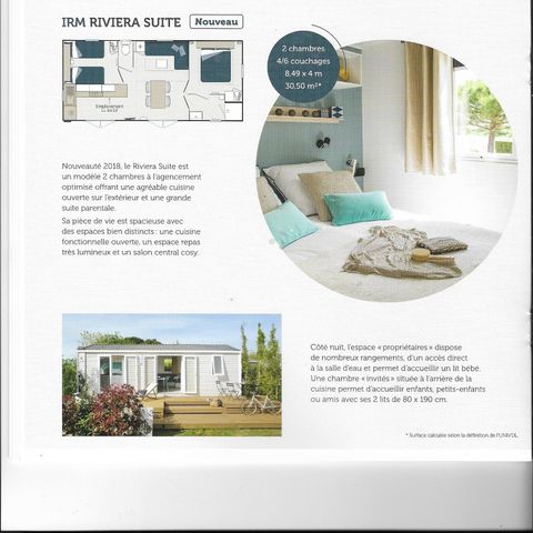 Mobilhome 6 personnes - RIVIERA