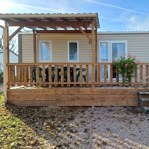 Mobilhome 8 personnes - Mobil home super cordelia 3 chambres avec terrasse semi couverte ( annee 2025)