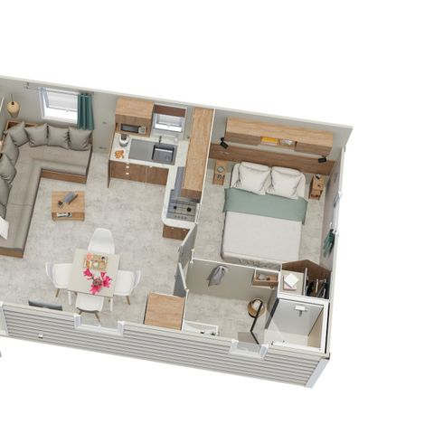 Mobilhome 6 personnes - Azalee gamme residentielle