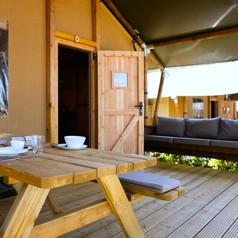 BUNGALOW TOILÉ 5 personnes - Safari Castell