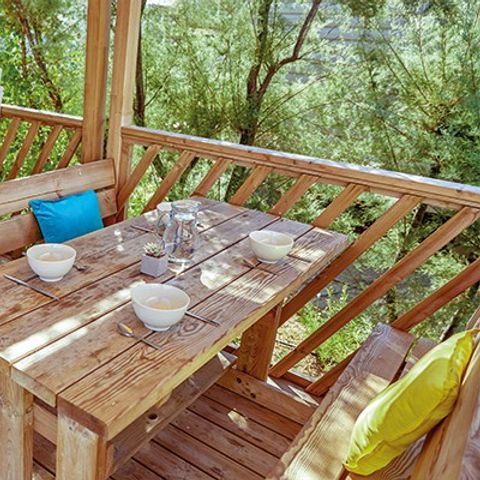 MOBILHOME 6 personnes - Comfort | 3 Ch. | 6 Pers. | Terrasse surélevée | Clim.