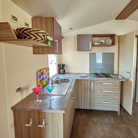 MOBILHOME 6 personnes - Comfort XL | 2 Ch. | 4/6 Pers. | Terrasse surélevée | Clim.