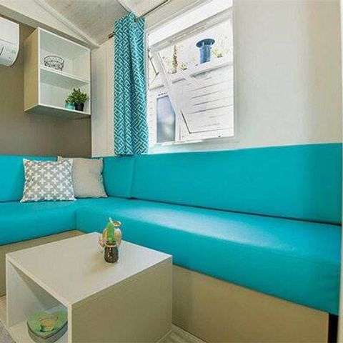 BUNGALOW 6 personnes - Mobil-home | Comfort | 3 Ch. | 6 Pers. | Terrasse simple | Clim.