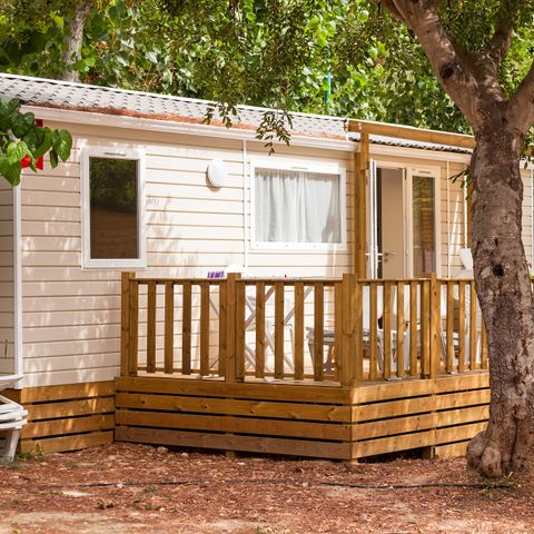 MOBILHOME 6 personnes - Comfort XL | 2 Ch. | 4/6 Pers. | Terrasse surélevée | Clim.