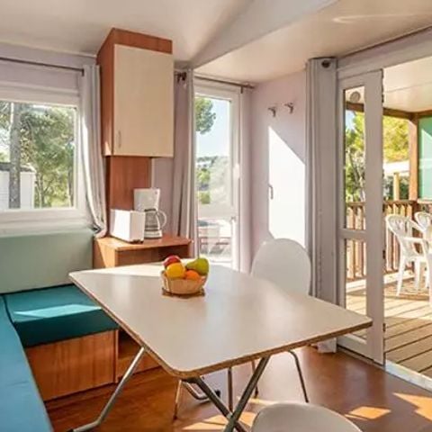 MOBILHOME 4 personnes - Comfort | 2 Ch. | 4 Pers. | Terrasse simple | Clim.