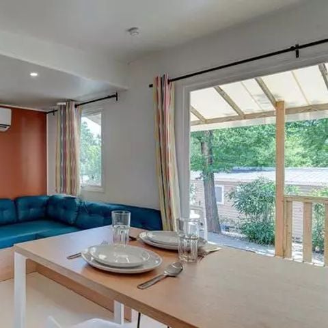 MOBILHOME 6 personnes - Mobil-home | Premium | 3 Ch. | 6 Pers. | Terrasse surélevée | Clim.