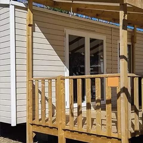 MOBILHOME 6 personnes - Mobil-home | Premium | 3 Ch. | 6 Pers. | Terrasse surélevée | Clim.