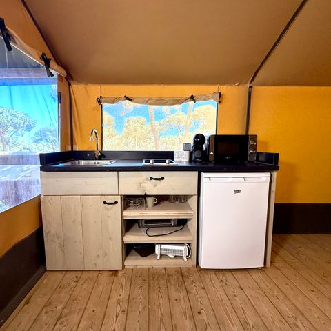 TENTE TOILE ET BOIS 2 personnes - Tente Montgrí