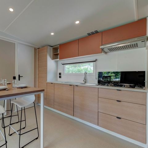 MOBILHOME 6 personnes - Mobil-home | Premium Azure | 3 Ch. | 6 Pers. | Terrasse surélevée | Clim.