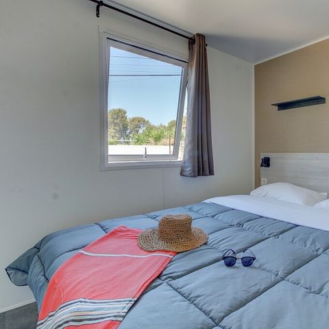 MOBILHOME 6 personnes - Mobil-home | Premium Azure | 2 Ch. | 4/6 Pers. | Terrasse surélevée | Clim.