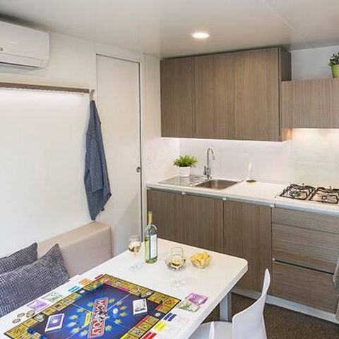 MOBILHOME 5 personnes - Premium | 2 Ch. | 5 Pers. | Terrasse Lounge | Clim.