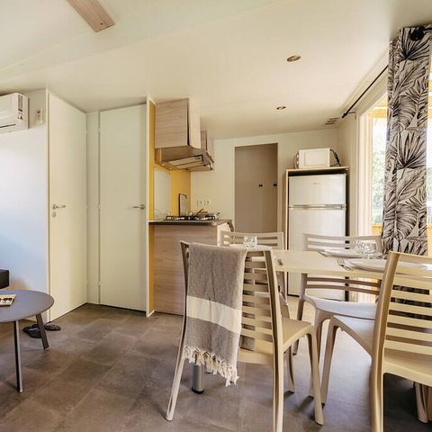 MOBILHOME 4 personnes - Mobil-home | Premium | 2 Ch. | 4 Pers. | Terrasse Lounge | 1 SDB | Clim.