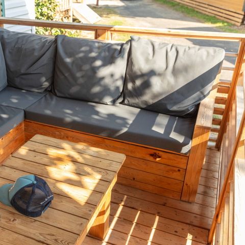 MOBILHOME 4 personnes - Mobil-home | Premium | 2 Ch. | 4 Pers. | Terrasse Lounge | 1 SDB | Clim.
