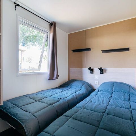 MOBILHOME 4 personnes - Mobil-home | Premium | 2 Ch. | 4 Pers. | Terrasse Lounge | 1 SDB | Clim.