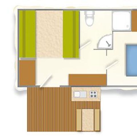 MOBILHOME 2 personnes - BAIA CLASSIC