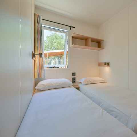MOBILHOME 4 personnes - Mobil-home | Comfort | 2 Ch. | 4 Pers. | Terrasse surélevée | Clim.