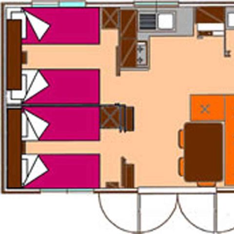 MOBILHOME 6 personnes - GIRASOLE SUITE