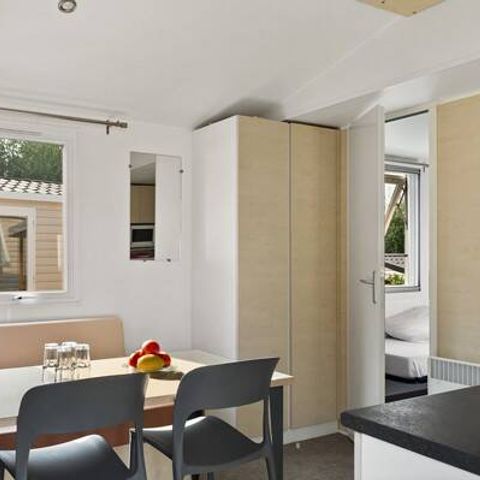 MOBILHOME 4 personnes - Mobil-home | Comfort | 2 Ch. | 4 Pers. | Terrasse surélevée | 1 SDB | Clim.
