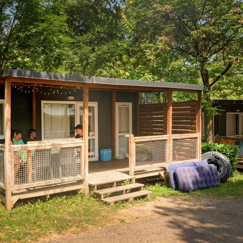 MOBILHOME 6 personnes - Comfort | 3 Ch. | 6 Pers. |* Terrasse surélevée | *1 SDB | Clim.