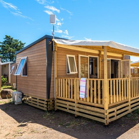 MOBILHOME 4 personnes - Mobil-home | Premium | 2 Ch. | 4 Pers. | Terrasse surélevée | 1 SDB | Clim.
