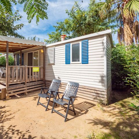MOBILHOME 4 personnes - Mobil-home | Comfort | 2 Ch. | 4 Pers. | Terrasse surélevée | 1 SDB | Clim.