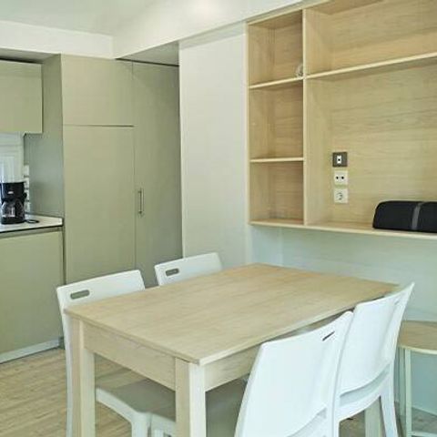 MOBILHOME 4 personnes - Mobil-home | Premium | 2 Ch. | 4 Pers. | Terrasse surélevée | 1 SDB | Clim.