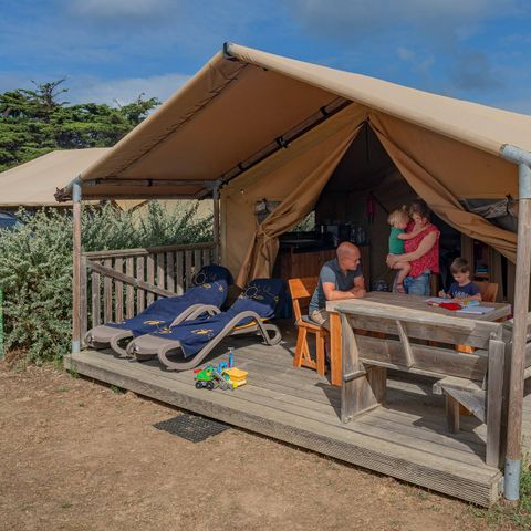 TENTE 5 personnes - Eco Lodge | 2 Chambres | Capacité 4-5 personnes | Sans Salle de bain