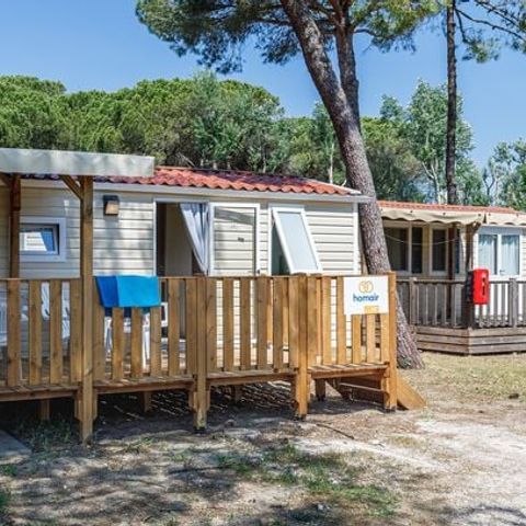 MOBILHOME 6 personnes - Comfort | 2 Ch. | 4/6 Pers. | *Terrasse surélevée* | 1 SDB | Clim.