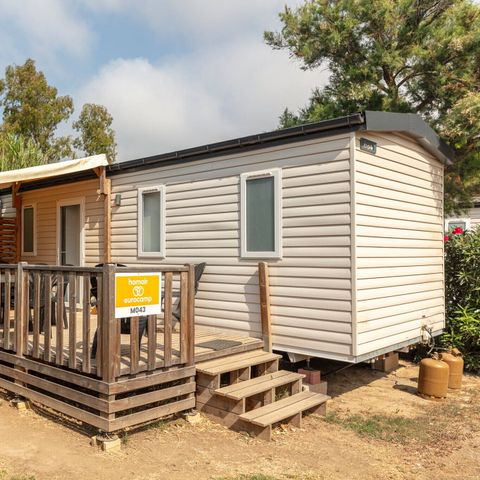 MOBILHOME 4 personnes - Premium | 2 Chambres | Capacité 4 personnes | Terrasse Lounge | 1 Salle de bain | Climatisation