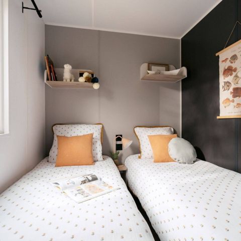 MOBILHOME 4 personnes - Premium | 2 Chambres | Capacité 4 personnes | Terrasse Lounge | 1 Salle de bain | Climatisation