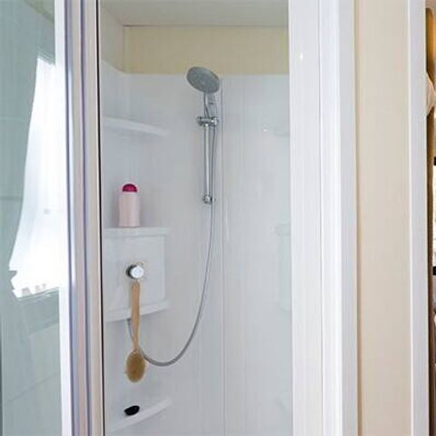 MOBILHOME 2 personnes - Comfort | Studio | 2 Pers. | Terrasse surélevée | 1 SDB | Clim