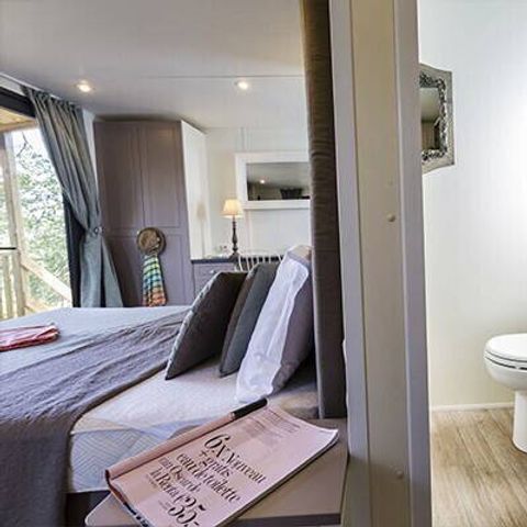 MOBILHOME 2 personnes - Comfort | Studio | 2 Pers. | Terrasse surélevée | 1 SDB | Clim