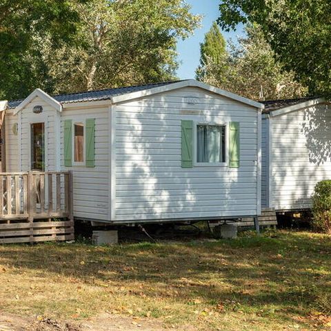 MOBILHOME 6 personnes - Classic | 2 Ch. | 6 Pers. | Terrasse surélevée | 1 SDB | Clim.