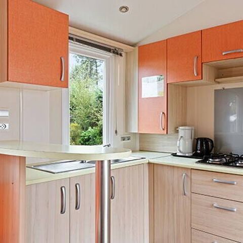 MOBILHOME 6 personnes - Classic | 2 Ch. | 6 Pers. | Terrasse surélevée | 1 SDB | Clim.