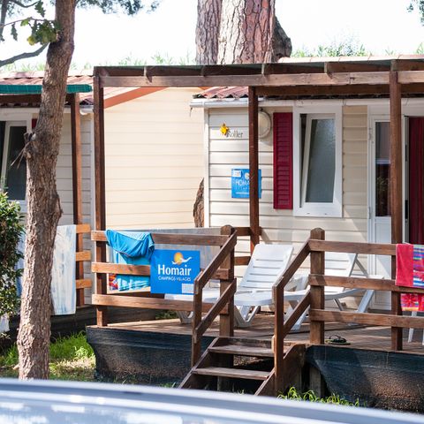 MOBILHOME 6 personnes - Classic | 2 Ch. | 4/6 Pers. | Terrasse Couverte | Clim.