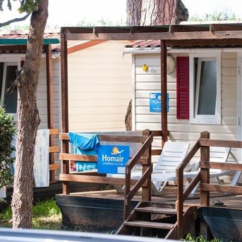 MOBILHOME 6 personnes - Classic | 2 Ch. | 4/6 Pers. | Terrasse surélevée | Clim.