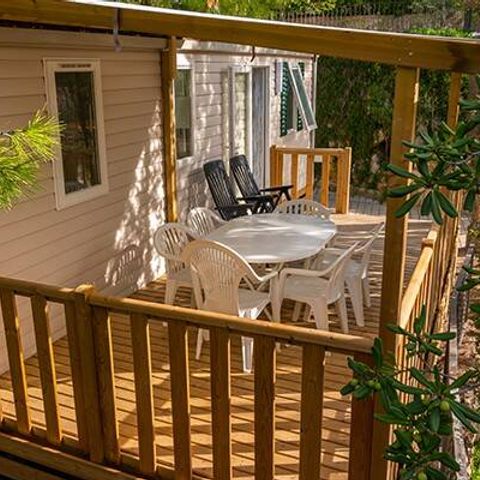 MOBILHOME 6 personnes - Comfort | 3 Ch. | 6 Pers. | Terrasse surélevée | Clim.