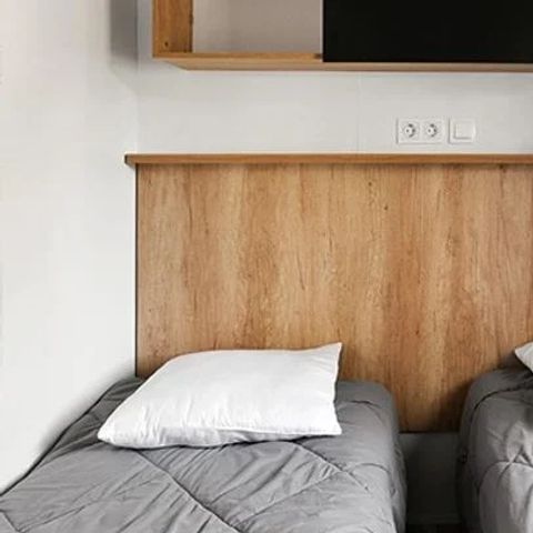 MOBILHOME 6 personnes - Premium | 3 Ch. | 6 Pers. | Terrasse Lounge | Clim. | TV