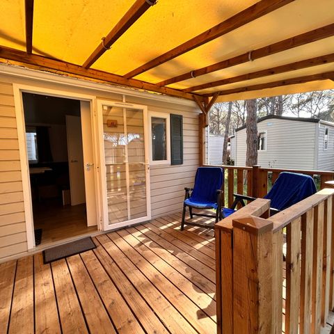 MOBILHOME 4 personnes - Comfort XL | 2 Ch. | 4 Pers. | Terrasse surélevée | Clim.