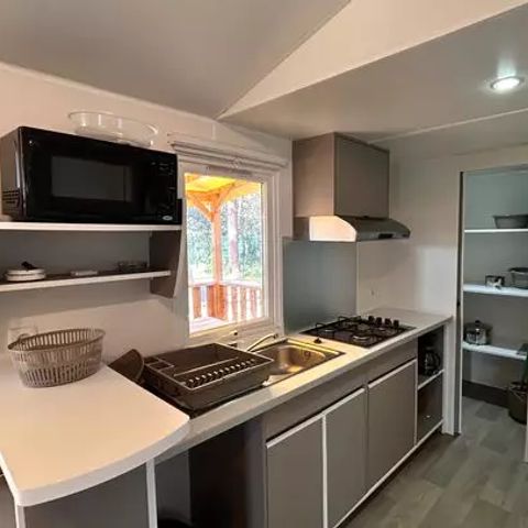 MOBILHOME 4 personnes - Comfort | 2 Ch. | 4 Pers. | Terrasse surélevée | Clim.